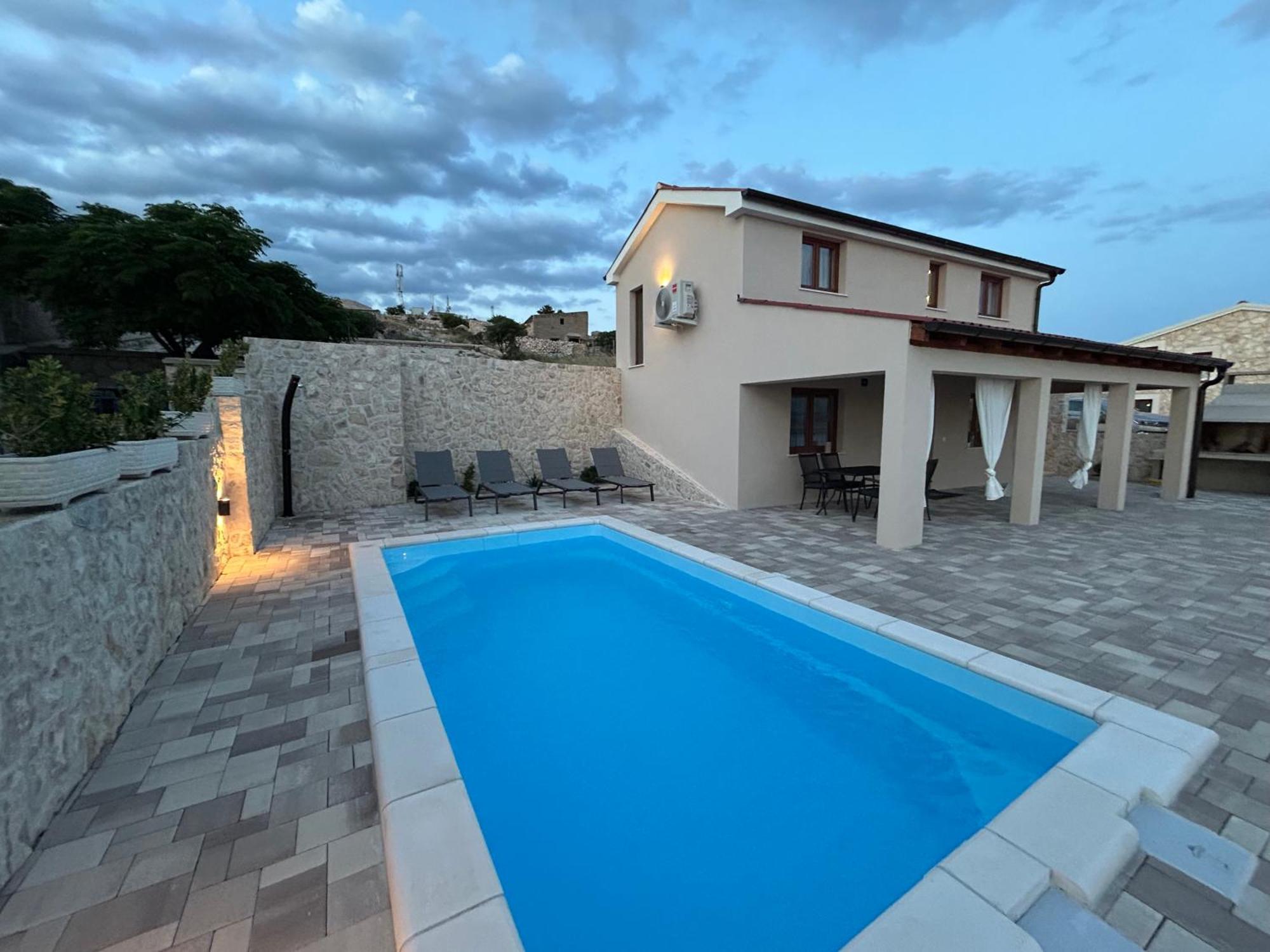 Villa Kamia With Private Heated Pool And Electric Vehicle Adapter Zubovici Exterior photo